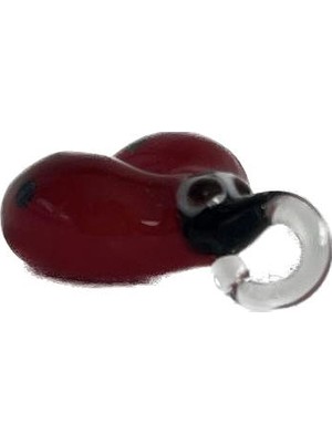Hasyılmaz El Yapımı Mini Murano Cam Uğur Böceği Biblo A92-01