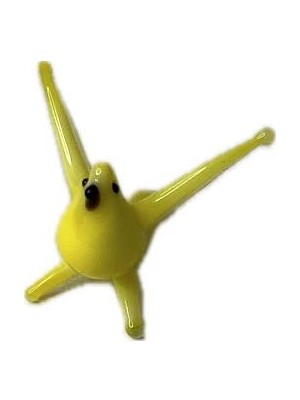 Hasyılmaz El Yapımı Mini Murano Cam Kuş Biblo A146-03