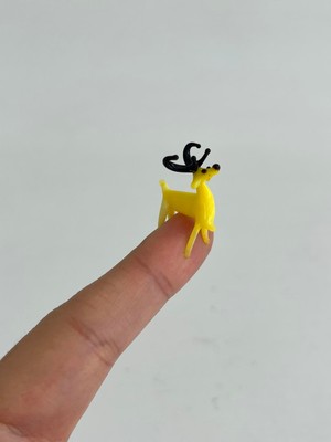 Hasyılmaz El Yapımı Mini Murano Cam Geyik Biblo A143-01