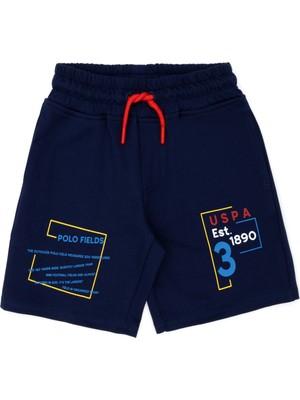 U.S. Polo Assn. Erkek Çocuk Lacivert Şort (Örme) 50263320-VR033