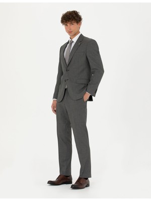 Pierre Cardin Erkek Füme Slim Fit Takım Elbise 50273455-VR058