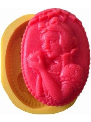 Gurmender Pamuk Prenses Silikon Kalıp 6x9 cm