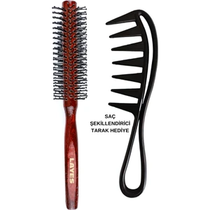 Professional Erkek Saç Fırçası + Şekillendirici Tarak