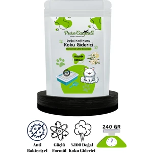 Kedi Kumu Koku Giderici - Kötü Kokuları Giderir - Doğal Koku Giderici - Yasemin Kokulu 240 Gr.