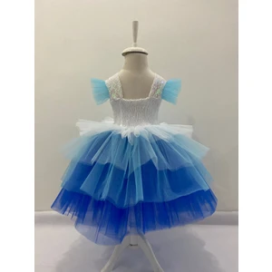 Pano Kids Elsa Baskılı Elbise