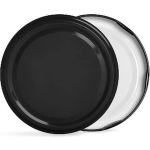 20'li 63 mm Siyah Kavanoz Kapakları