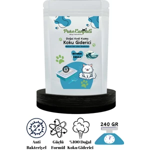 Kedi Kumu Koku Giderici - Kötü Kokuları Giderir - Doğal Koku Giderici - Okyanus Kokulu 240 Gr.