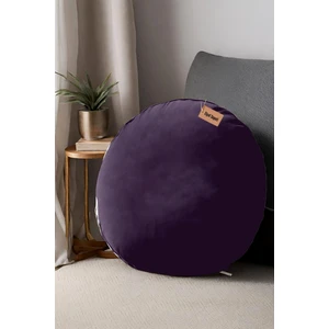 Elyaf Sepeti Yumuşak Kadife  68X68 Yuvarlak Yer Minderi Kalorifer Önü Minder Peluş Minder