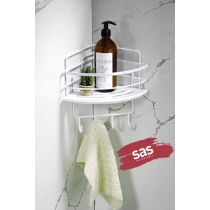 Yapışkanlı Ömür Boyu Paslanmaz Kristal Ayarlanabilir Raf Banyo Düzenleyici Şampuanlık LK-01 BBBK