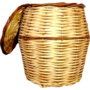 Hasır Kamış Bambu Patates Soğan Sepeti