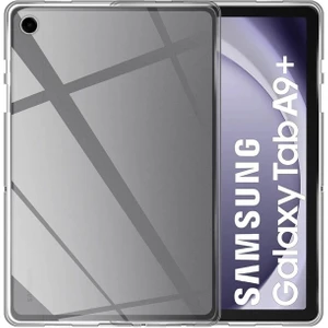 Galaxy Tab A9+ Plus 11" Uyumlu Şeffaf Silikon Kılıf Esnek Tpu Kapak Arkası Buzlu Tablet Kılıfı