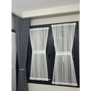 Kelebek Perde, Briz Çubuklu Perde, Kapı-Pencere Içi Tül Perde Mutfak Tül Perde, Briz Çubukları Dahil