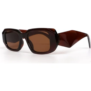 Della Pianto Unisex Vintage Güneş Gözlüğü Kahve