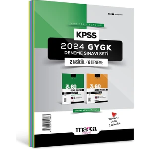 Marka Yayınları 2025 KPSS Genel Yetenek Genel Kültür Deneme Sınavı Seti 2 Fasikül 6 Deneme