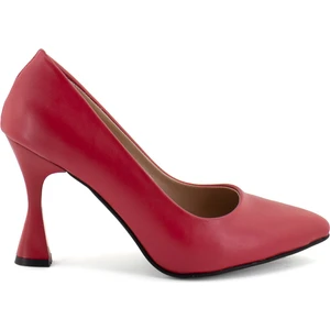 MST1337C Kadın Stiletto Kırmızı
