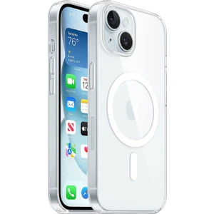 Apple iPhone 15 Kılıf Şeffaf Sararmaz Kristal Magsafe Altı Açık Sert Pc Premium Kapak