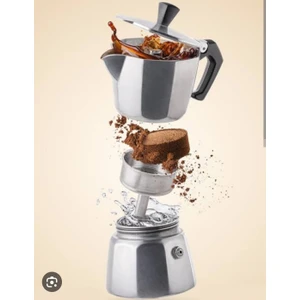 Amaç Yaşam ve Ambalaj Moka Pot Espresso ve Filitre Kahve 3 Cups
