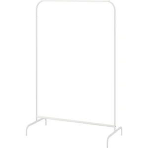 IKEA Mulıg Ayaklı Askılık, Beyaz Renk Meridyendukkan 99X151 cm Metal Elbise Düzenleyici