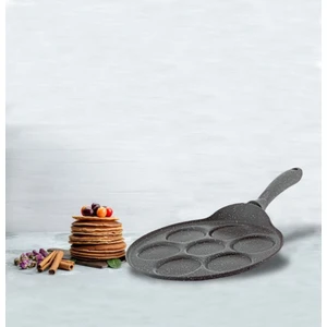 Germanitium Granit Pankek Tava 26 cm - Gri Renk