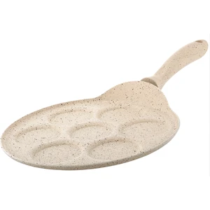 Germanitium Granit Pankek Tava 26 cm - Krem Renk