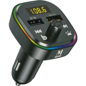 Araç Fm Transmitter Bluetooth 5.0 USB Müzik Oto Aksesuar- Araç Içi Çakmaklık Şarj Type-C Uyumlu