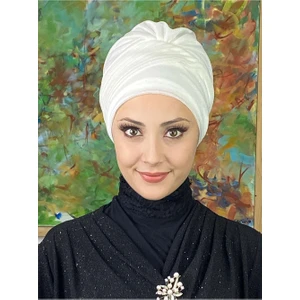 Saray Model Beyaz Simli Yan Drapeli Dış Bone