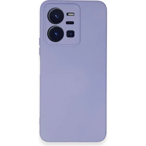Case World Caseworld Vivo Y35 Kapak Içi Kadife Kamera Korumalı Lansman Silikon Kılıf - Lila