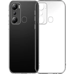 Caseart Infinix Hot 20I Kapak Kamera Korumalı Süper Silikon Şeffaf Kılıf