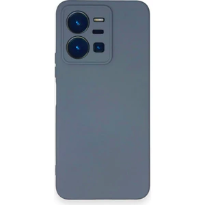 Caseart Vivo Y22S Içi Kadife Kamera Korumalı Lansman Silikon Kılıf - Petrol Mavisi