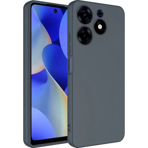 Caseart Tecno Spark 10 Pro Içi Kadife Kamera Korumalı Lansman Silikon Kılıf - Petrol Mavisi
