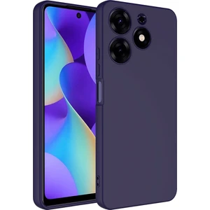 Caseart Tecno Spark 10 Pro Içi Kadife Kamera Korumalı Lansman Silikon Kılıf - Mor