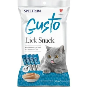 Gusto Lick Ton Balıklı Sıvı Kedi Ödül Maması 4 Adet x 15 gr