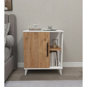 Enda Home Collection Enda Home Taksuk 4 Raflı Kapaklı Komodin