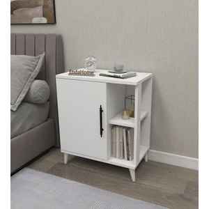 Enda Home Collection Enda Home Taksuk 4 Raflı Kapaklı Komodin