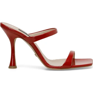 Nine West FALEN 4FX Kırmızı Kadın Topuklu Terlik