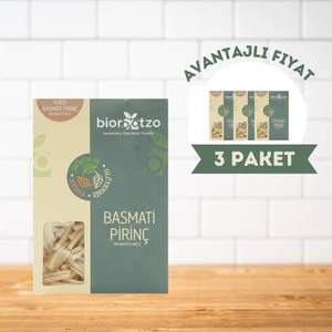 Glütensiz Vegan Bronz Kalıp Artizan Basmati Pirinç Caserecce Makarna 200 gr x3 ADET