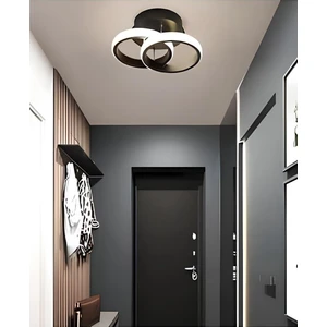 Modern Ikili Yuvarlak Model Lüks LED Avize
