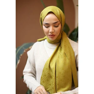 Silk Home Deluxe Şal 40003-32 Yağ Yeşili