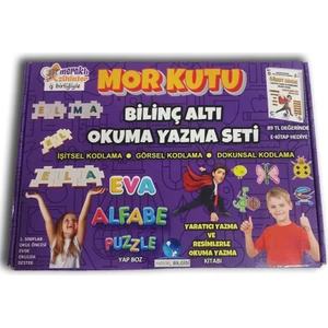 Mor Kutu Bilinçaltı Okuma Yazma Seti