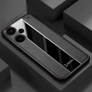 Xiaomi Redmi Note 13 Pro Plus 5g Uyumlu Kılıf Premium Deri Kılıf Siyah