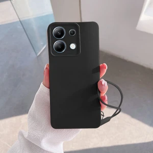 Xiaomi Poco X6 Uyumlu Kılıf Zebana Love Yumuşak Silikon Kılıf Siyah