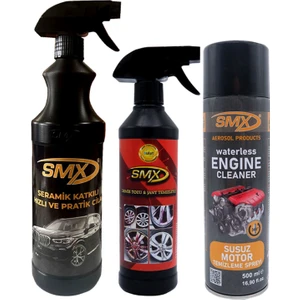 Susuz Motor Temizleme Spreyi / Demir Tozu / Jant Temizleyici / Seramik Cila / Hızlı Cila / Prati