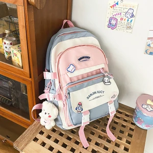 Sevimli Sırt Çantası, Bayan Üniversite Öğrencisi Okul Çantası, Modaya Uygun Moda Sırt Çantası (Yurt Dışından)