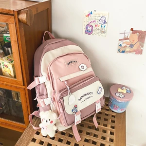 Sevimli Sırt Çantası, Bayan Üniversite Öğrencisi Okul Çantası, Modaya Uygun Moda Sırt Çantası (Yurt Dışından)