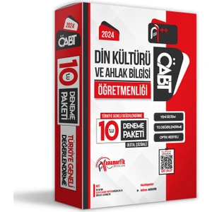 Anamorfik Yayınları 2024 ÖABT Din Kültürü ve Ahlak Bilgisi Öğretmenliği 10’lu Paket Deneme