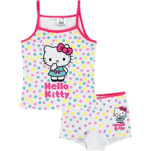 Hello Kitty Kız Çocuk Iç Çamaşır Takımı 2-10 Yaş Beyaz