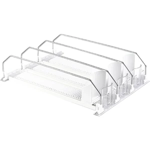 Buzdolabı-Beyaz Otomatik Itici Kayma Için Içecek Düzenleyici, Buzdolabı Için Soda Dispenseri - 15 Kutuya Kadar Tutar (Yurt Dışından)