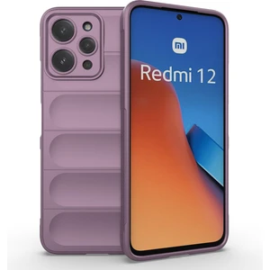 4U Sky Xiaomi Redmi 12 4g Için Tpu Telefon Kılıfı Sağlam Damgalı Kapak-Light Purple (Yurt Dışından)