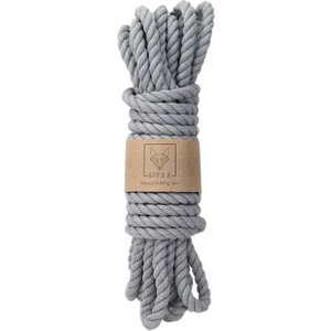 Pamuk Halat Ip 10 mm 3 Büküm Gri (500G)
