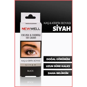 New Well Kaş &Kirpik Boyası Siyah
